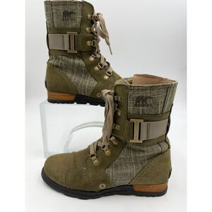 Sorel Women's Major Carly Boot Combat Military Utility Steampunk Minimalist 6.5